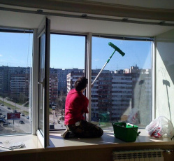 Мытье окон в однокомнатной квартире Излучинск
